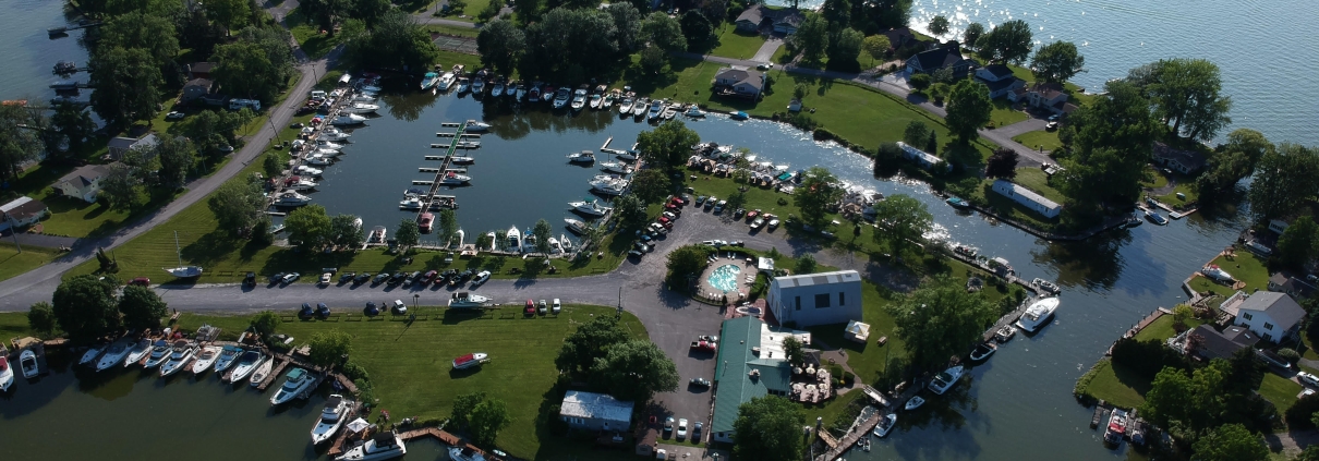 Trade a Yacht Marina Arial View Union Springs NY